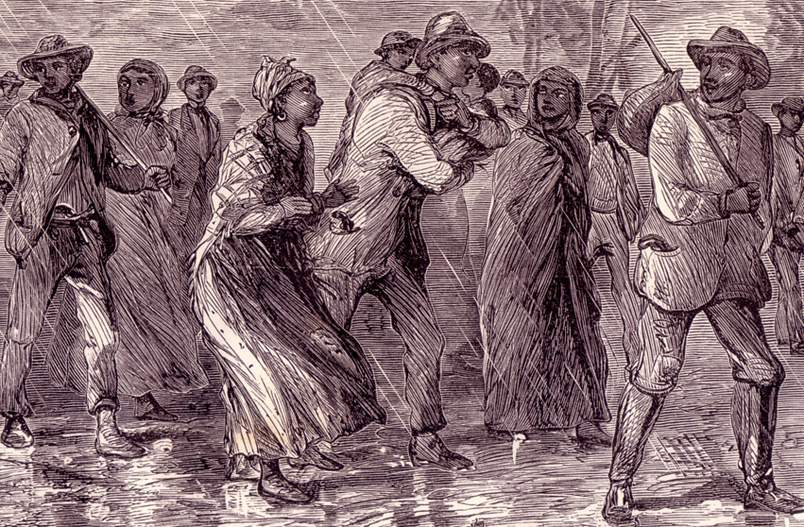 "Twenty-eight fugitives Escaping from the Eastern Shore of Maryland," October 28, 1857, detail