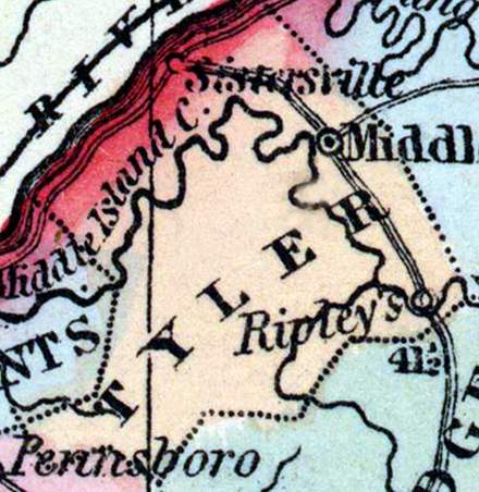 Tyler County, Virginia, 1857