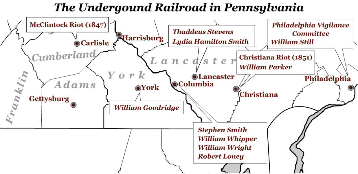 The Underground Railroad in Pennsylvania