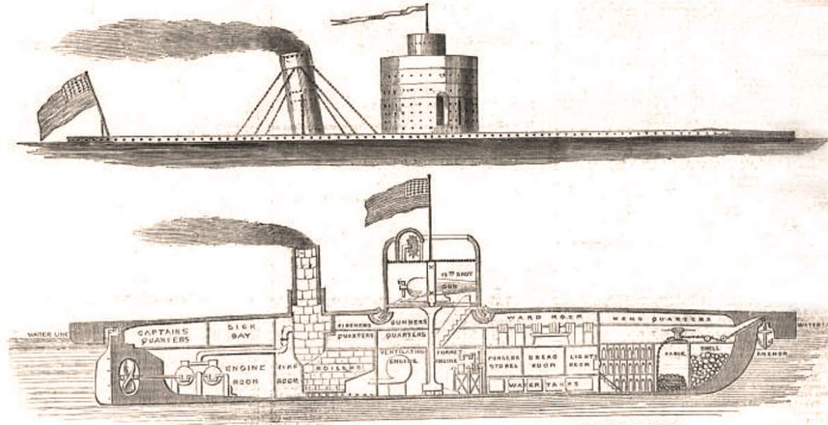 U.S.S. Weehawken, 1863