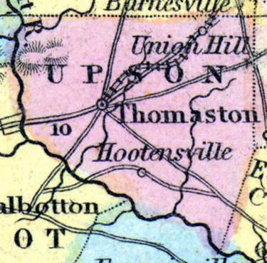 Upson County, Georgia, 1857