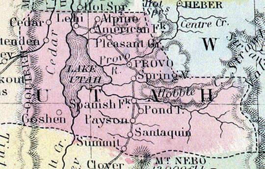 Utah County, Utah Territory, 1865