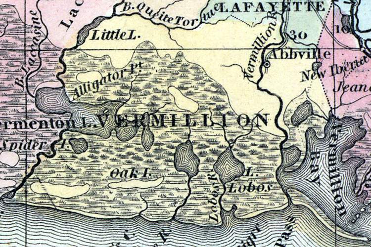 Vermillion Parish, Louisiana, 1857