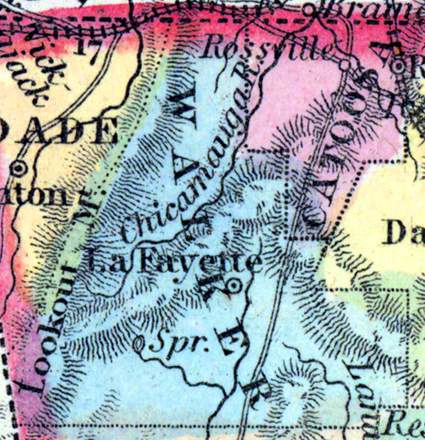 Walker County, Georgia, 1857