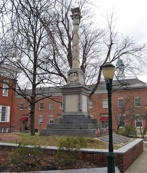 Civil War Memorial, Carlisle, Pennsylvania, from the east, March 2011