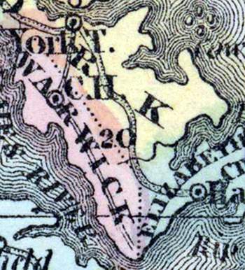 Warwick County, Virginia, 1857