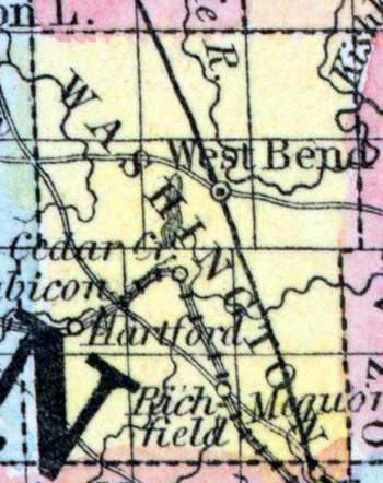 Washington County, Wisconsin, 1857