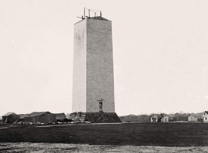 Washington Monument, Washington, DC, 1860