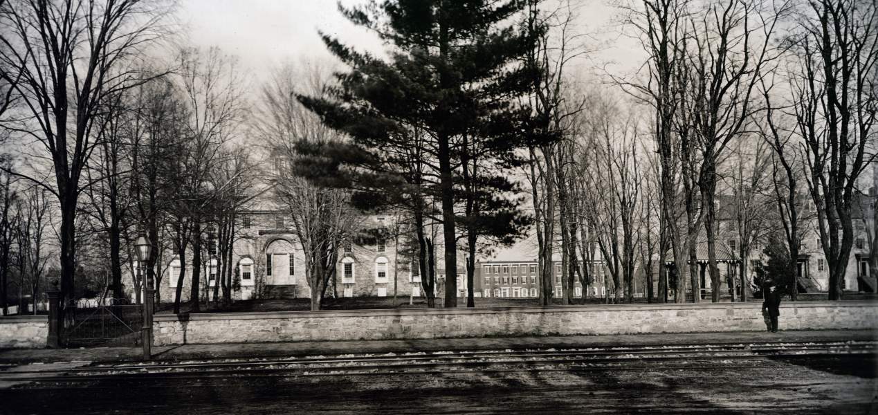 West College, Dickinson College, 1875, zoomable image