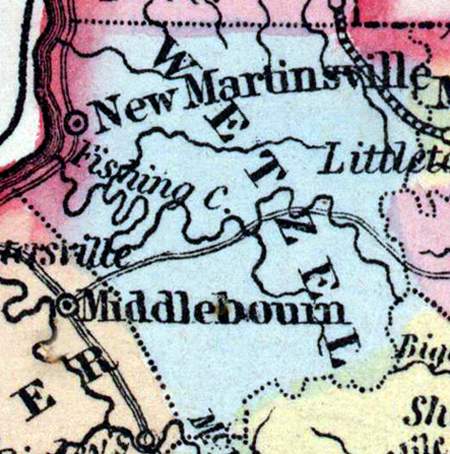 Wetzel County, Virginia, 1857