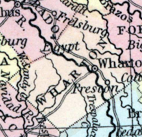 Wharton County, Texas, 1857