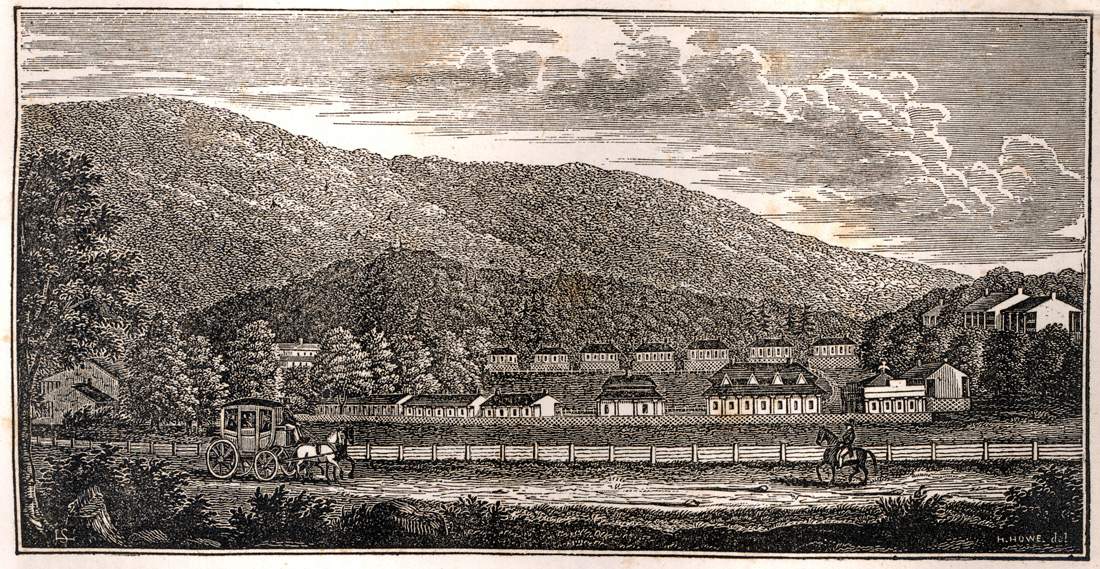 White Sulphur Springs, Virginia, circa 1850