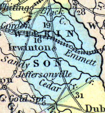 Wilkinson County, Georgia, 1857