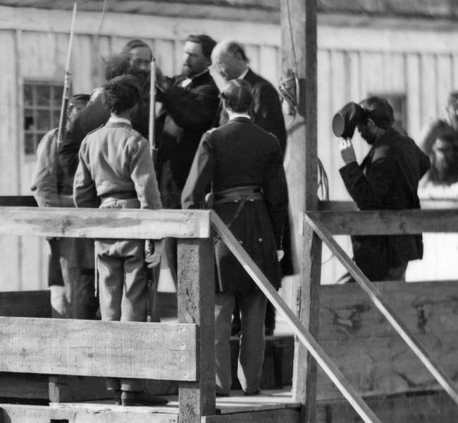 Execution of Henry Wirz, November 10, 1865, detail