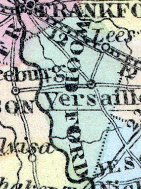 Woodford County, Kentucky, 1857