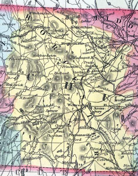 Worcester County, Massachusetts, 1857