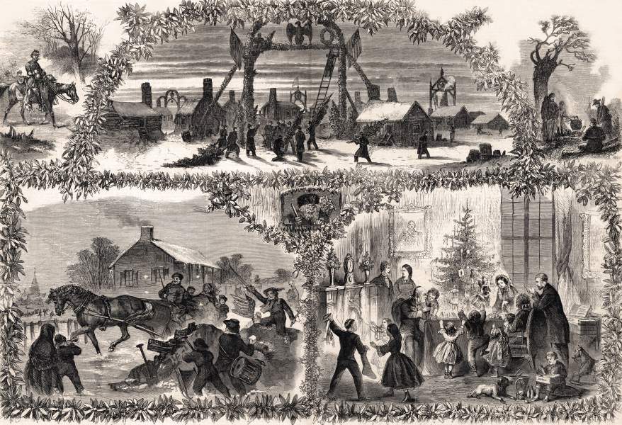 "Christmas, 1863," artist's impression, zoomable image
