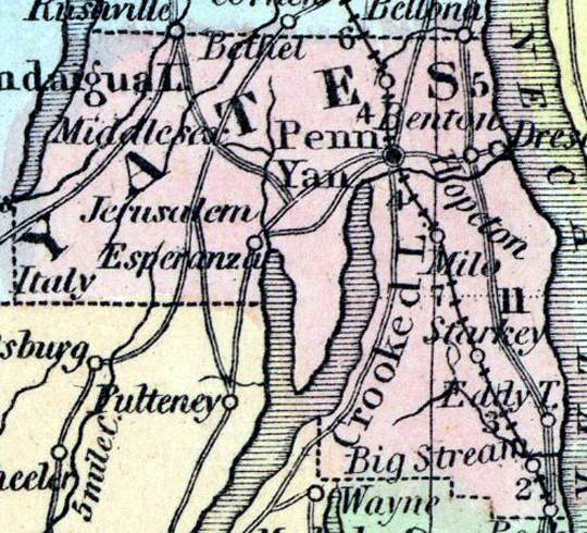 Yates County, New York, 1857