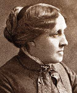 Louisa May Alcott, detail