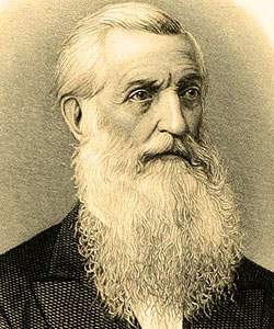 George Bancroft, engraving, detail