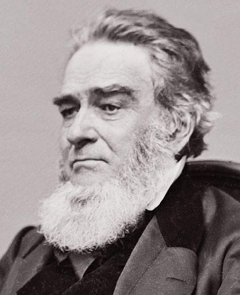 Edward Bates, seated