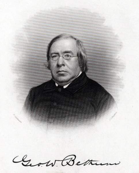 George Washington Bethune, engraving