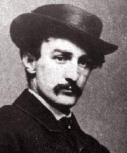 John Wilkes Booth, standing, detail