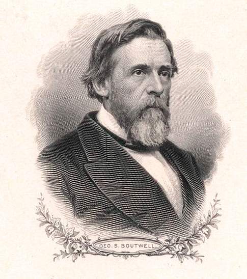 George Sewall Boutwell, engraving