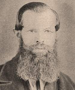 Owen Brown, photograph, circa 1858, detail