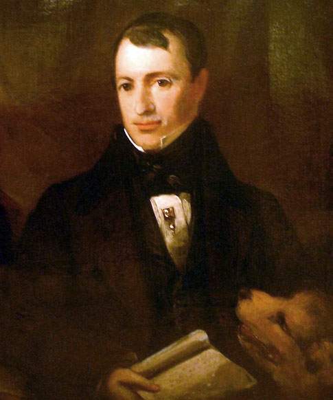 Andrew Gregg Curtin, oil painting, circa 1845