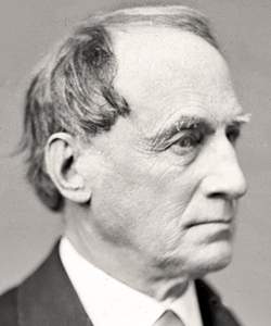 Caleb Cushing, Brady image, detail