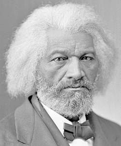 Frederick Douglass, Brady image, circa 1880, detail