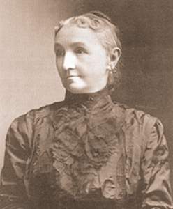 Augusta Jane Evans, detail