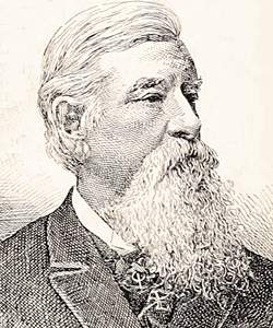 Jacob Gilbert Frick, circa 1885, engraving, detail