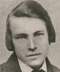 William Dean Howells, 1855, detail
