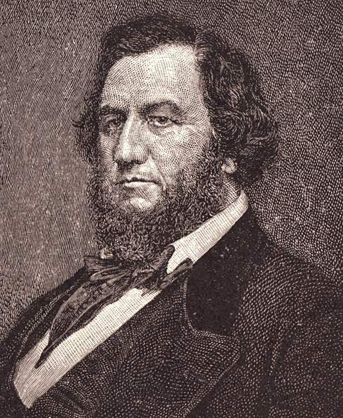 Herschel Vespasian Johnson, engraving from a Brady image