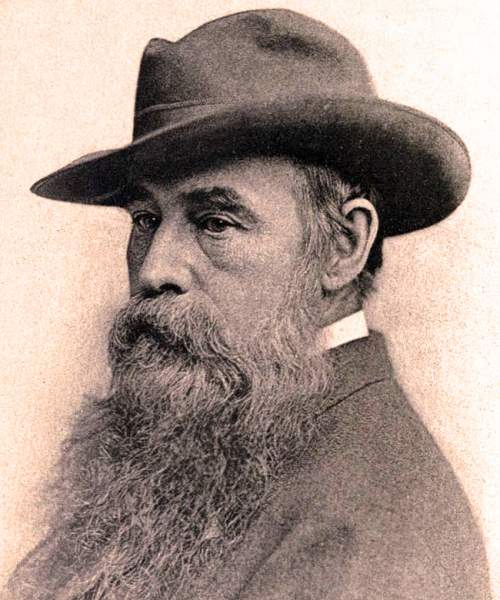Charles Godfrey Leland, circa 1890, portrait size, engraving