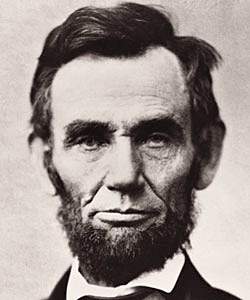Abraham Lincoln, November 8, 1863, detail