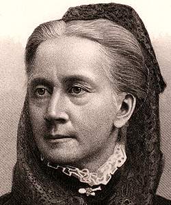 Belva Lockwood, engraving, detail
