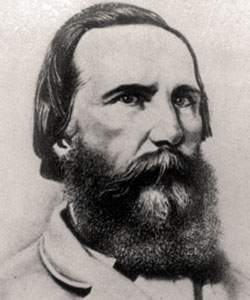 James Longstreet, print, circa 1865, detail