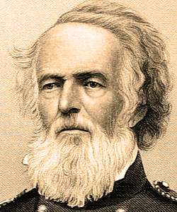 Joseph King Fenno Mansfield, engraving, detail