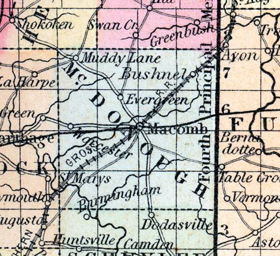 McDonough County, Illinois, 1857