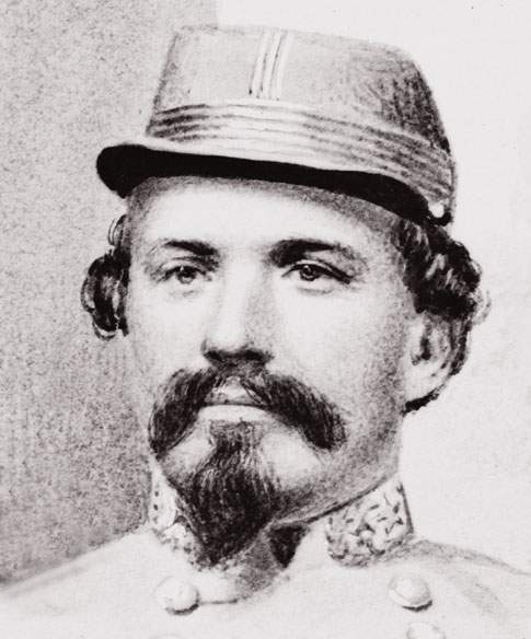 John Hunt Morgan, with cap