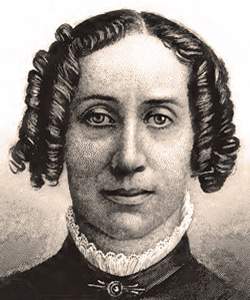 Clarina Irene Howard Nichols, engraving, detail