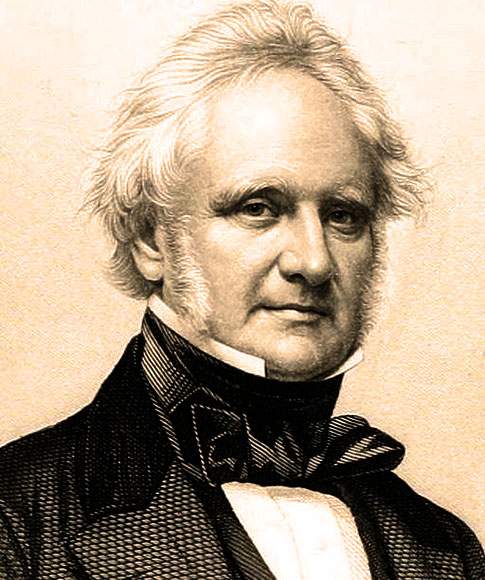 George Peabody, engraving