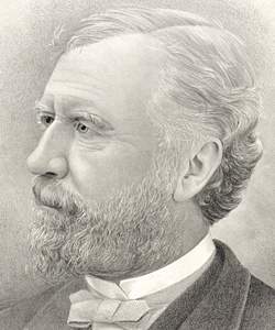 Albert Gallatin Porter, circa 1880, detail