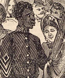 Prince Rivers, artist's impression, January 1, 1863, detail