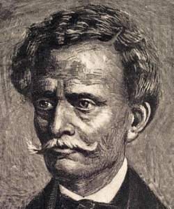 Joseph Jenkins Roberts, engraving, detail