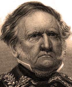 Winfield Scott, engraved portrait, 1861, detail