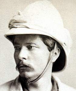 Henry Morton Stanley, photograph, circa 1870, detail